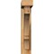 Ekena Millwork Balboa Block Rough Sawn Bracket w/ Offset Brace, Western Red Cedar, 4"W x 16"D x 20"H BKT0402X16X20BOA05RWR - alternate 4